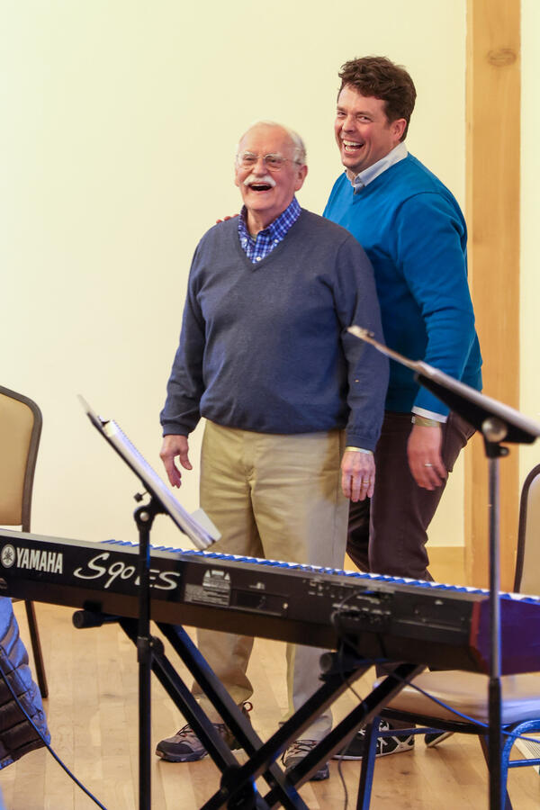 Andy with Jim Marvin