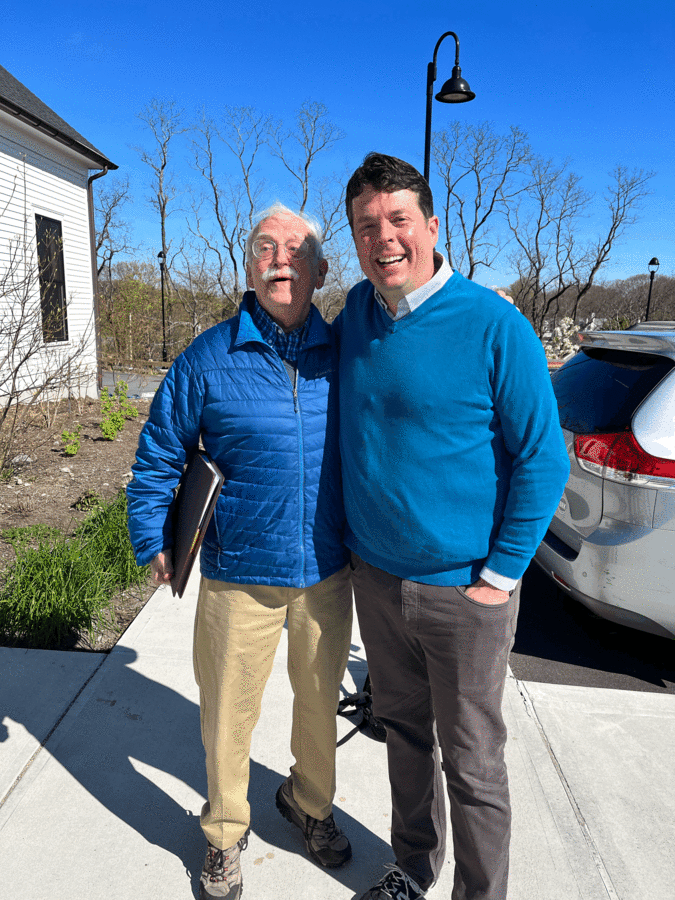 Andy with Jim Marvin