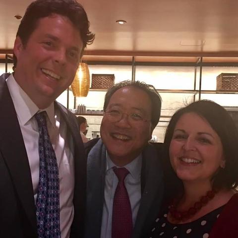 Clarks with Yo Yo Ma